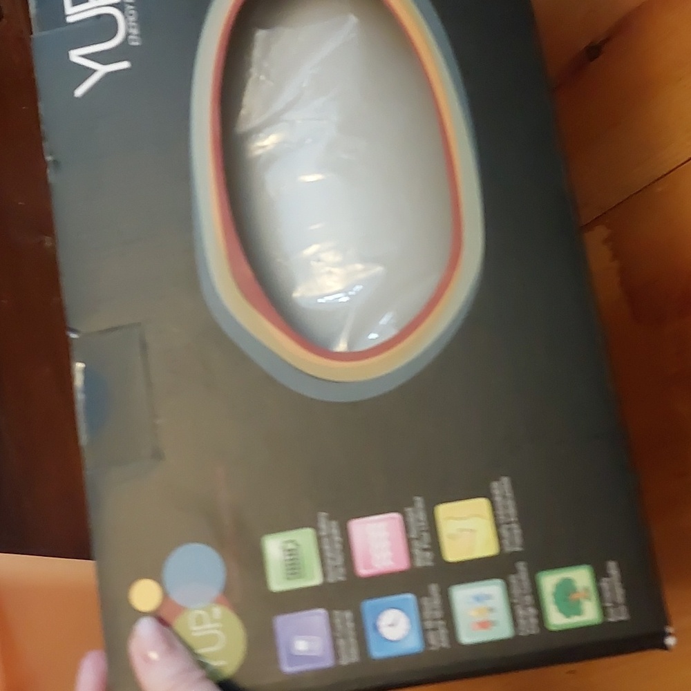 Large Egg Light 12" X 9" Remote Table Patio Lamp Pebble